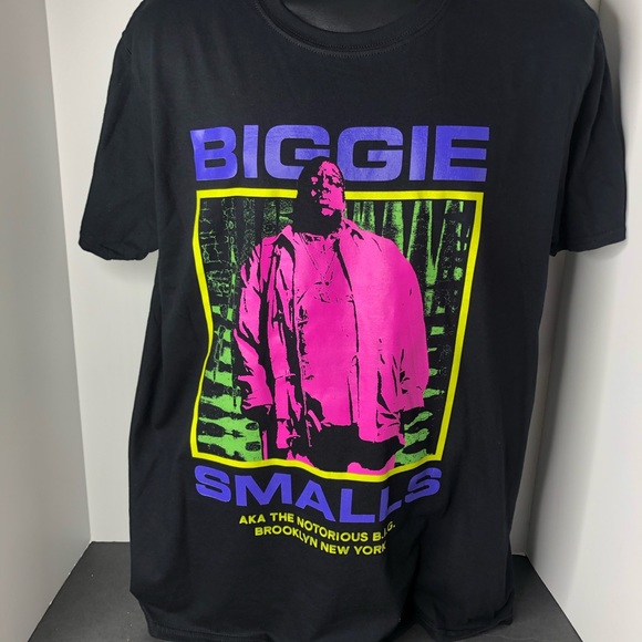 Notorious BIG Biggie Neon Tee TShirt - Picture 2 of 5
